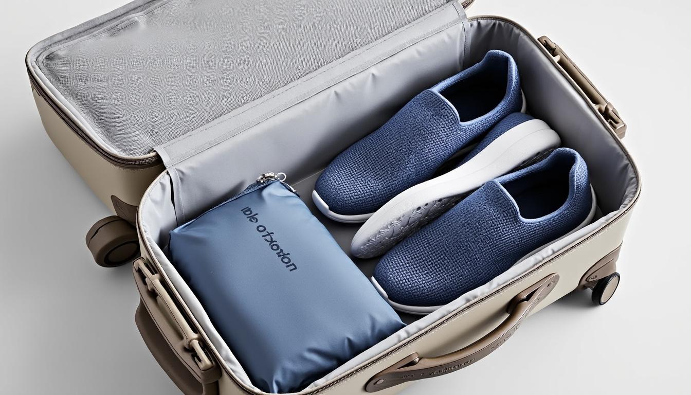 découvrez nos chaussures pliables de voyage alliant confort, praticité et gain de place. idéales pour vos déplacements, elles se glissent facilement dans vos bagages tout en vous offrant un style tendance. voyagez léger sans compromettre votre confort !