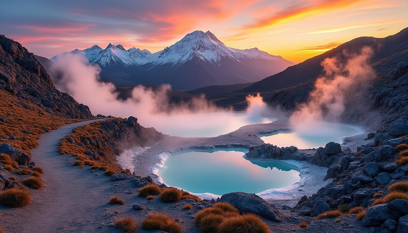 explorez les sentiers spectaculaires des volcans chiliques dans le sud du chili et découvrez des paysages volcaniques époustouflants, une aventure unique au cœur de la nature sauvage.