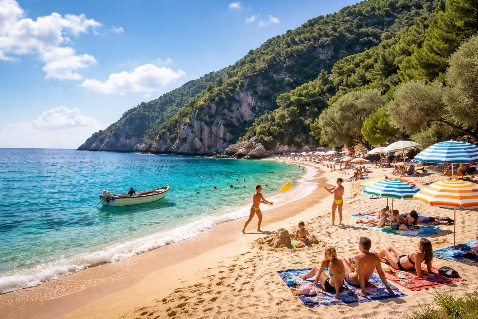 découvrez le top 5 des raisons incontournables de visiter la plage de rovinia cet été : paysages paradisiaques, activités variées, détente assurée, gastronomie locale savoureuse et ambiance conviviale.