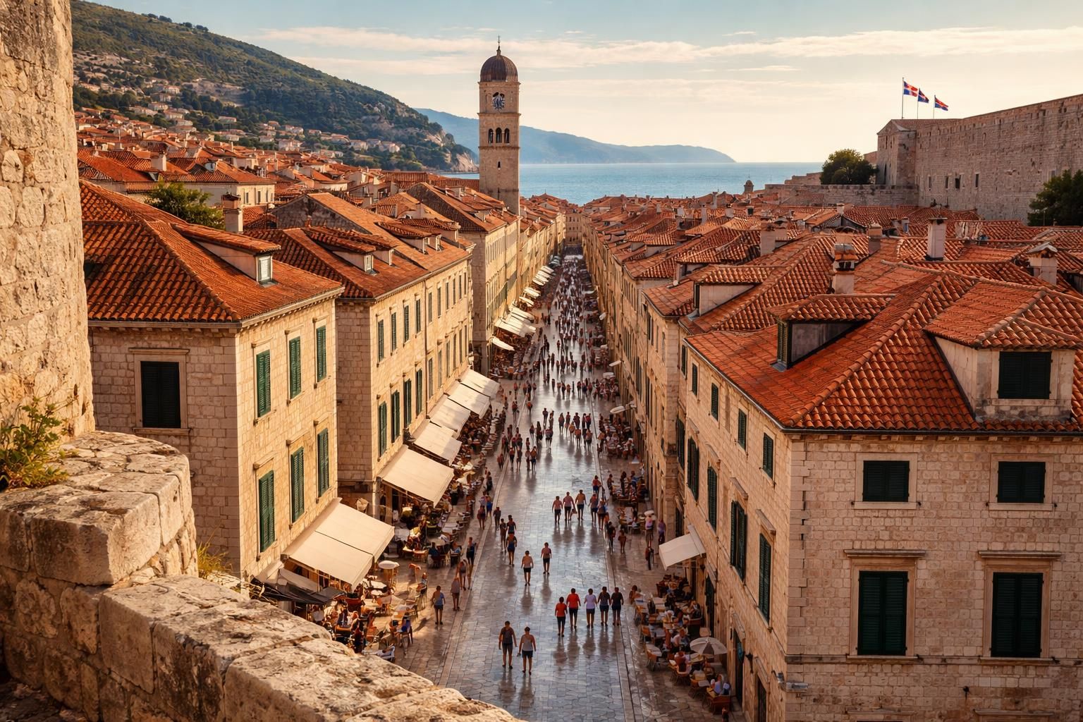 découvrez stradun, la célèbre rue principale de dubrovnik, et vivez une expérience inoubliable au cœur des remparts historiques. explorez son charme unique, son histoire riche et ses panoramas exceptionnels.