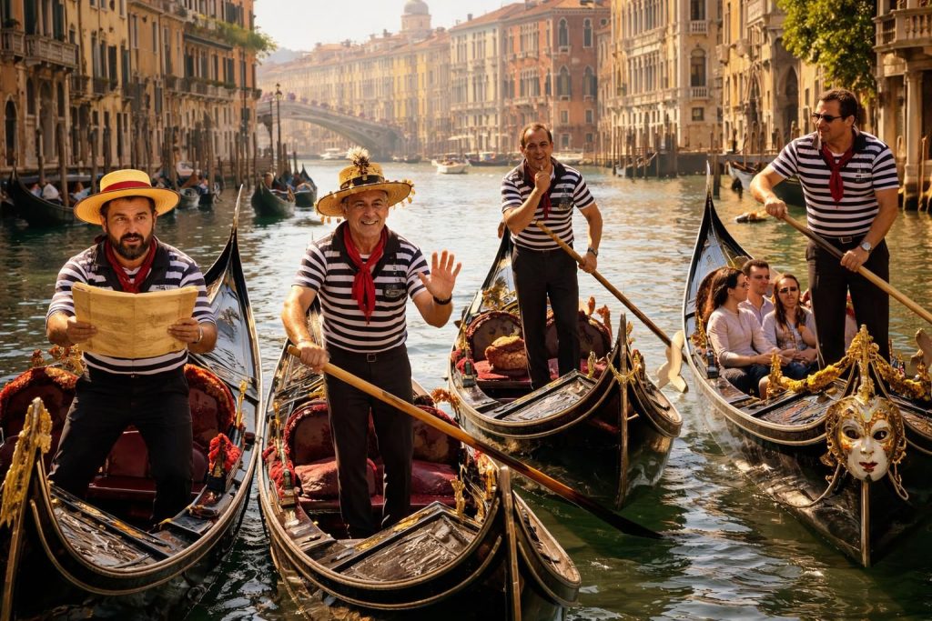 découvrez le top 5 des anecdotes surprenantes et méconnues sur les gondoliers de venise, entre traditions, histoires insolites et charme vénitien.