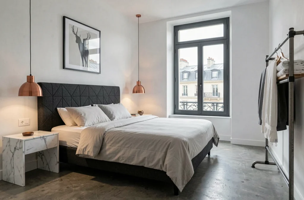 My Home for You, chambre d'hôtes urbaine en Île-de-France avec déco contemporaine et vue sur toits parisiens
